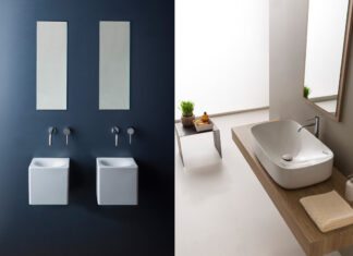 bagno moderno lavabi tendenza 2016