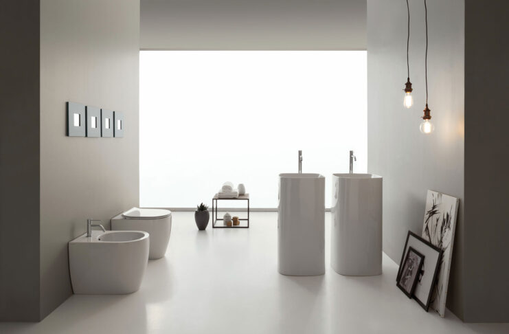 Arredare il bagno con i quadri - Foto Credits: Ceramica Scarabeo